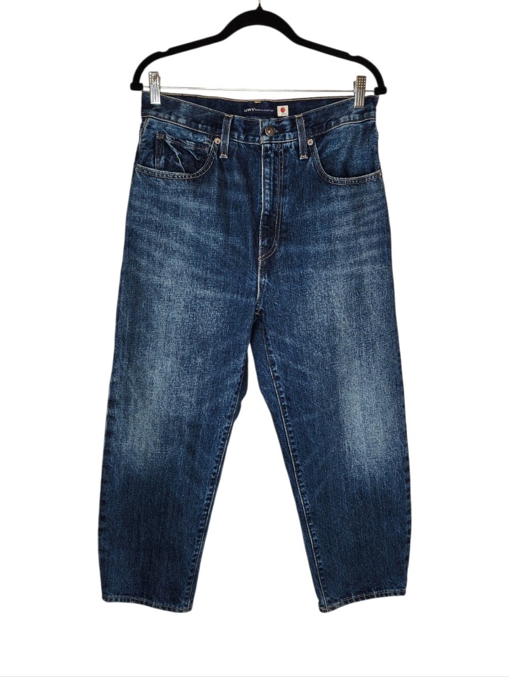 Levi's Made & Crafted Barrel Jeans Blue 100% Cotton Size 28